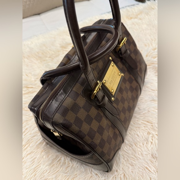 Louis Vuitton Dark Brown Checkered Satchel - Picture 1 of 11